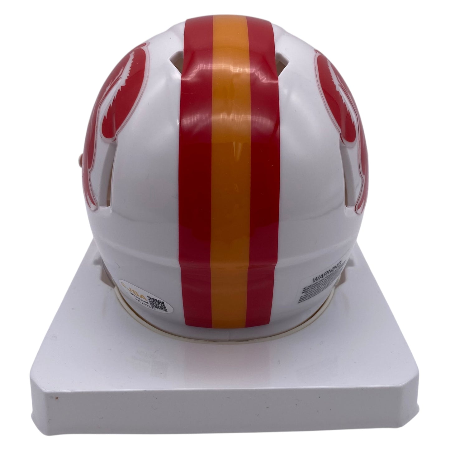 Ronde Barber Signed Tampa Bay Buccaneers Throwback Mini Speed Football Helmet