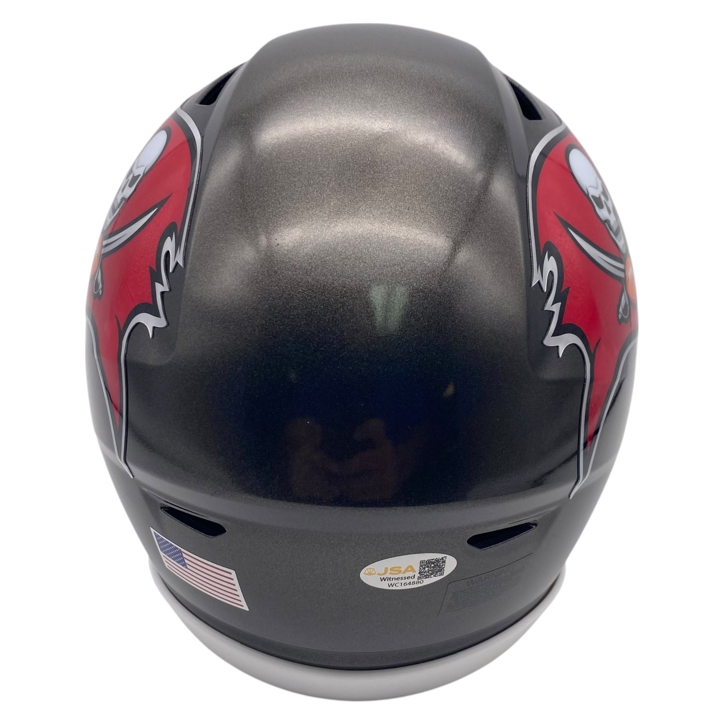 Tez Johnson Signed Tampa Bay Buccaneers MIDI Mid Size SpeedFlex Helmet