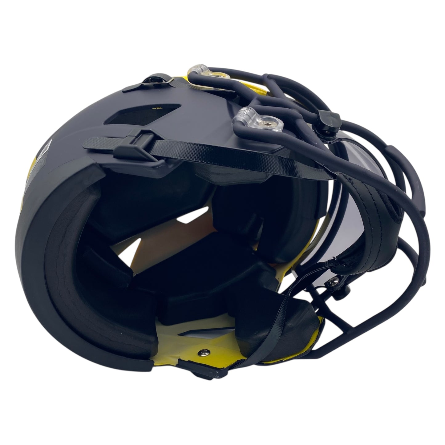 Justice Haynes Signed Michigan Wolverines MIDI Football Helmet Mid Size Speedflex New for 2025