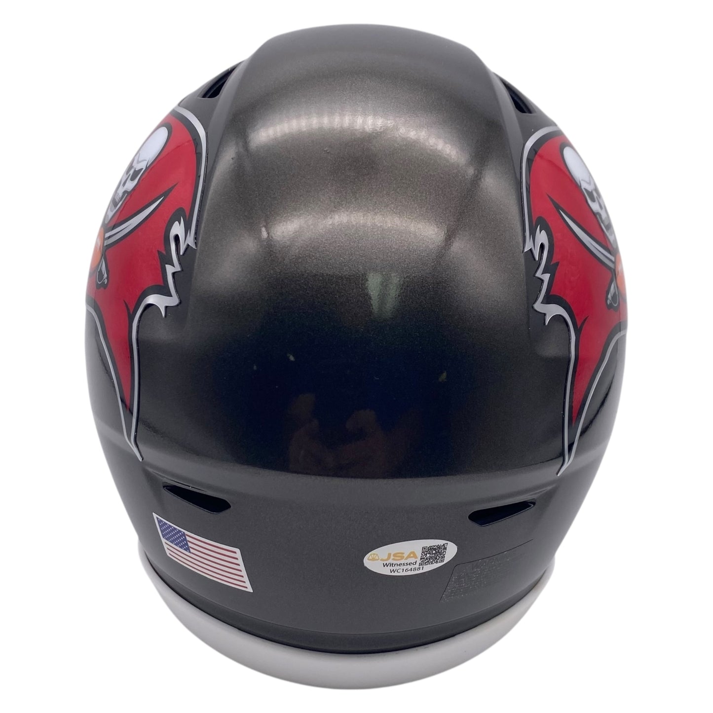 Tez Johnson Signed Tampa Bay Buccaneers MIDI Mid Size SpeedFlex Helmet