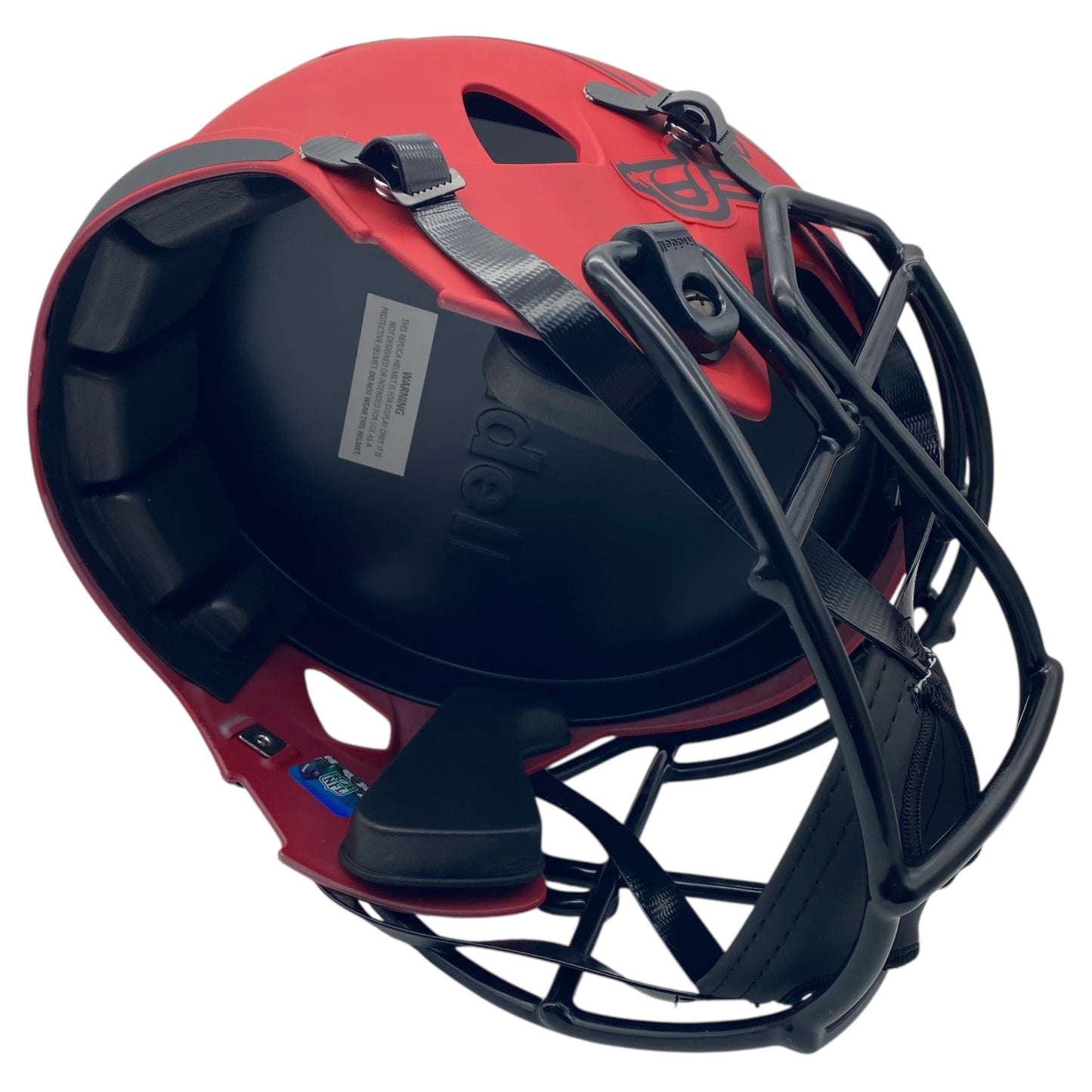 Warren Sapp Signed Tampa Bay Buccaneers Rave Alternate Full Size Replica Helmet