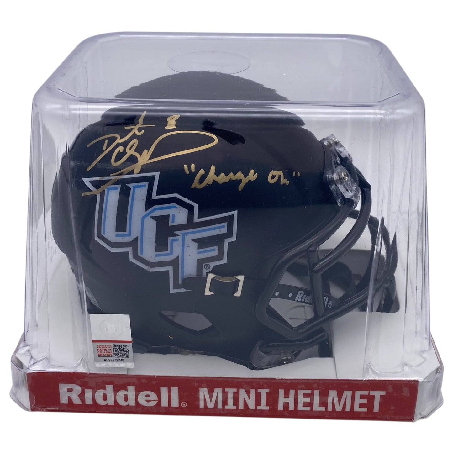 Daunte Culpepper Signed UCF Knights Speed Mini Helmet