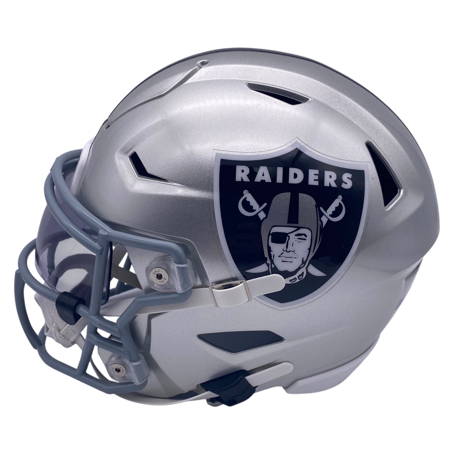 Brock Bowers Signed Las Vegas Raiders SpeedFlex MIDI Mid-Size Football Helmet