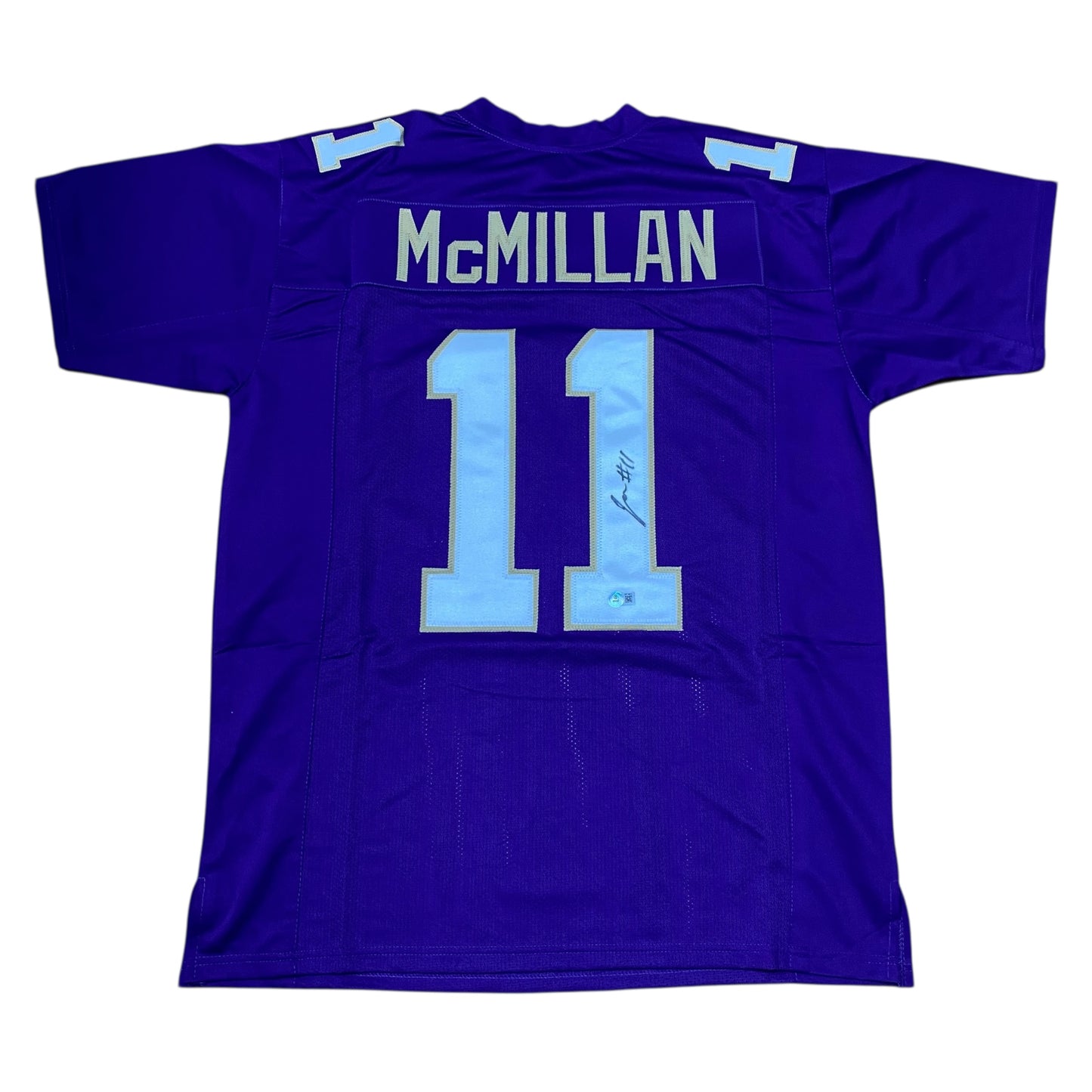 Jalen McMillan Signed #11 Stitched Jersey Washington Huskies Style Purple