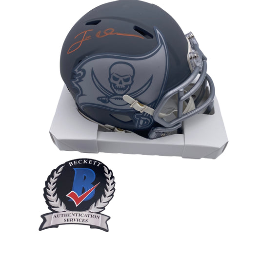 Coach Jon Gruden Signed Tampa Bay Buccaneers Slate Mini Helmet