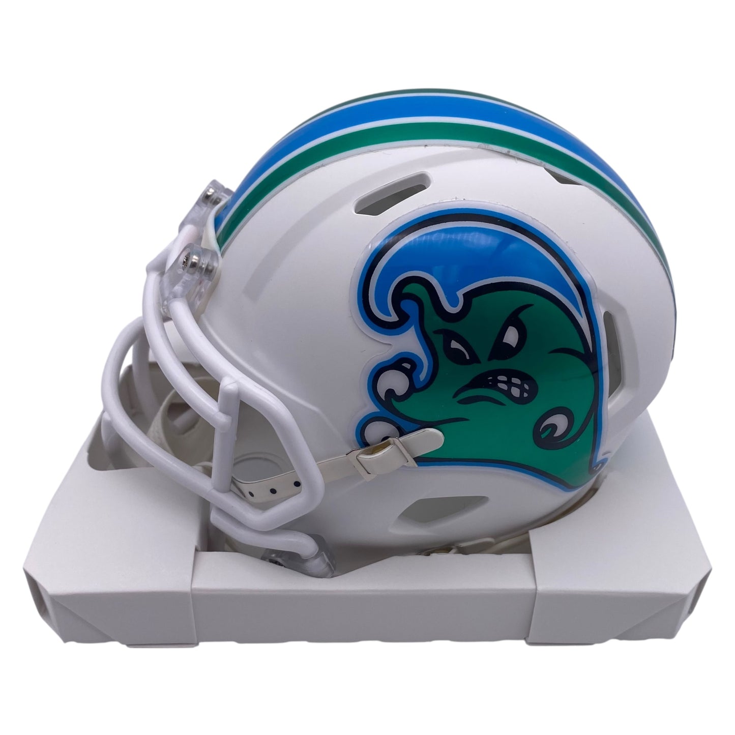 Shaun King Signed Tulane Green Wave Mini Speed Football Helmet