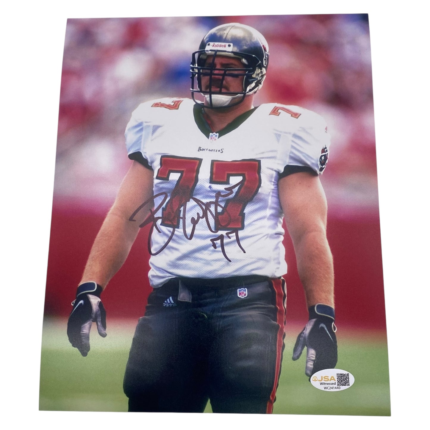 Brad Culpepper Signed Tampa Bay Buccaneers 8x10 Photo