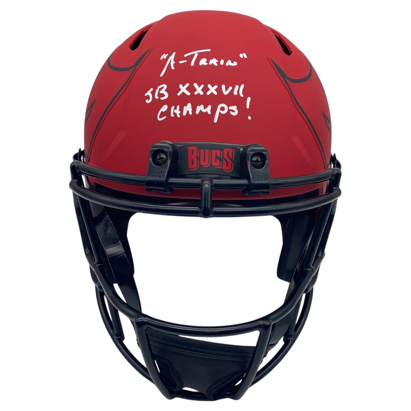 Mike Alstott Signed Tampa Bay Buccaneers Rave Alternate Full Size Replica Helmet