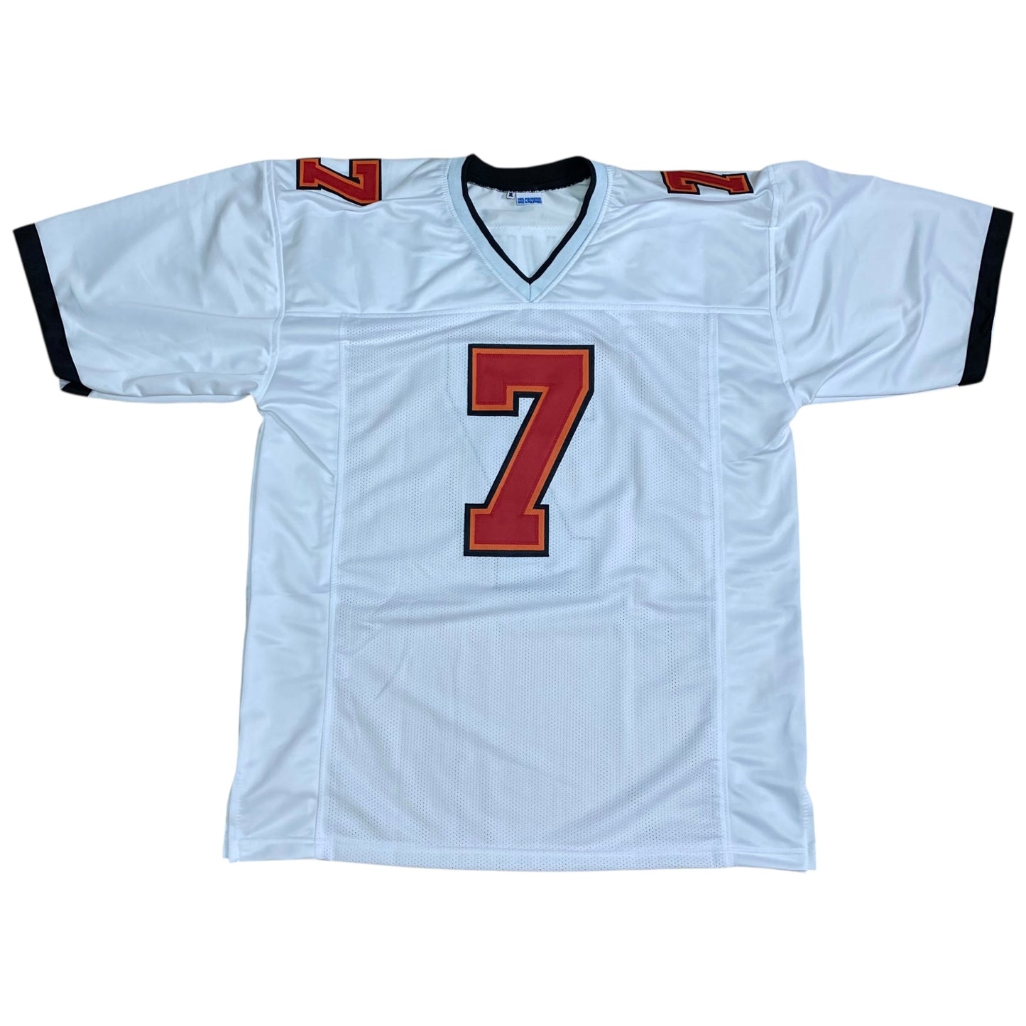Bucky Irving signed white #7 stitched jersey