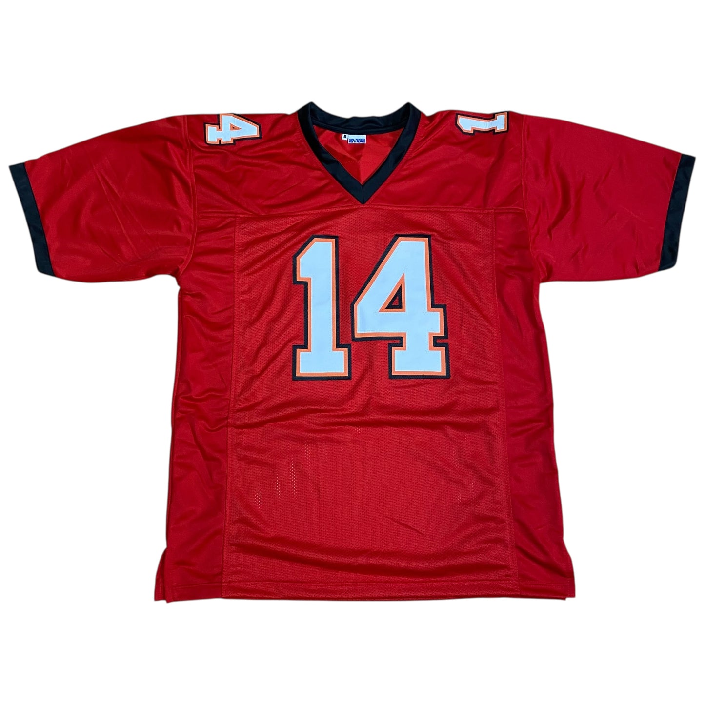 Brad Johnson Signed #14 Stitched Jersey Tampa Bay Bucs Style Red