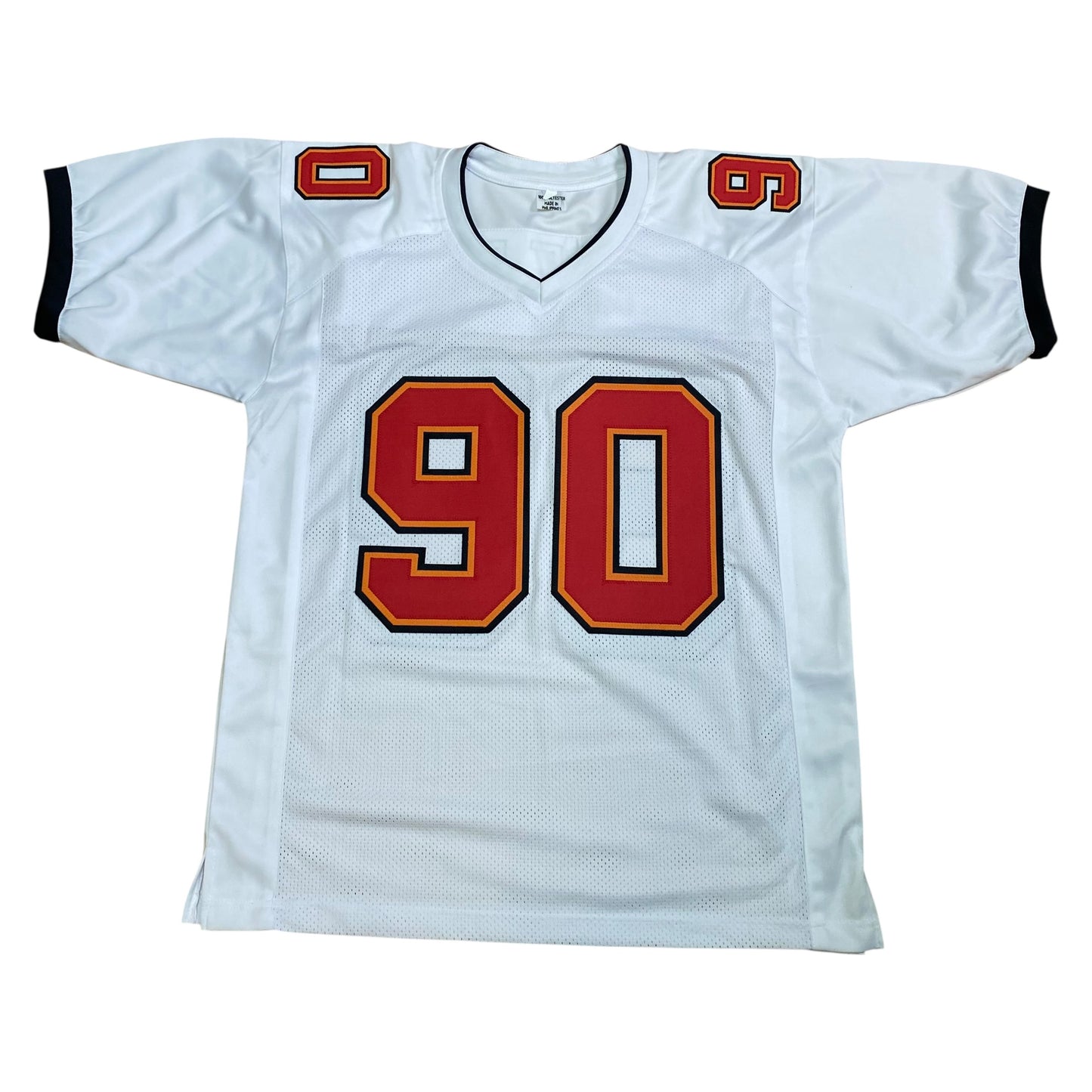 Jason Pierre-Paul signed White #90 Stitched Jersey - Tampa Bay Buccaneers Style
