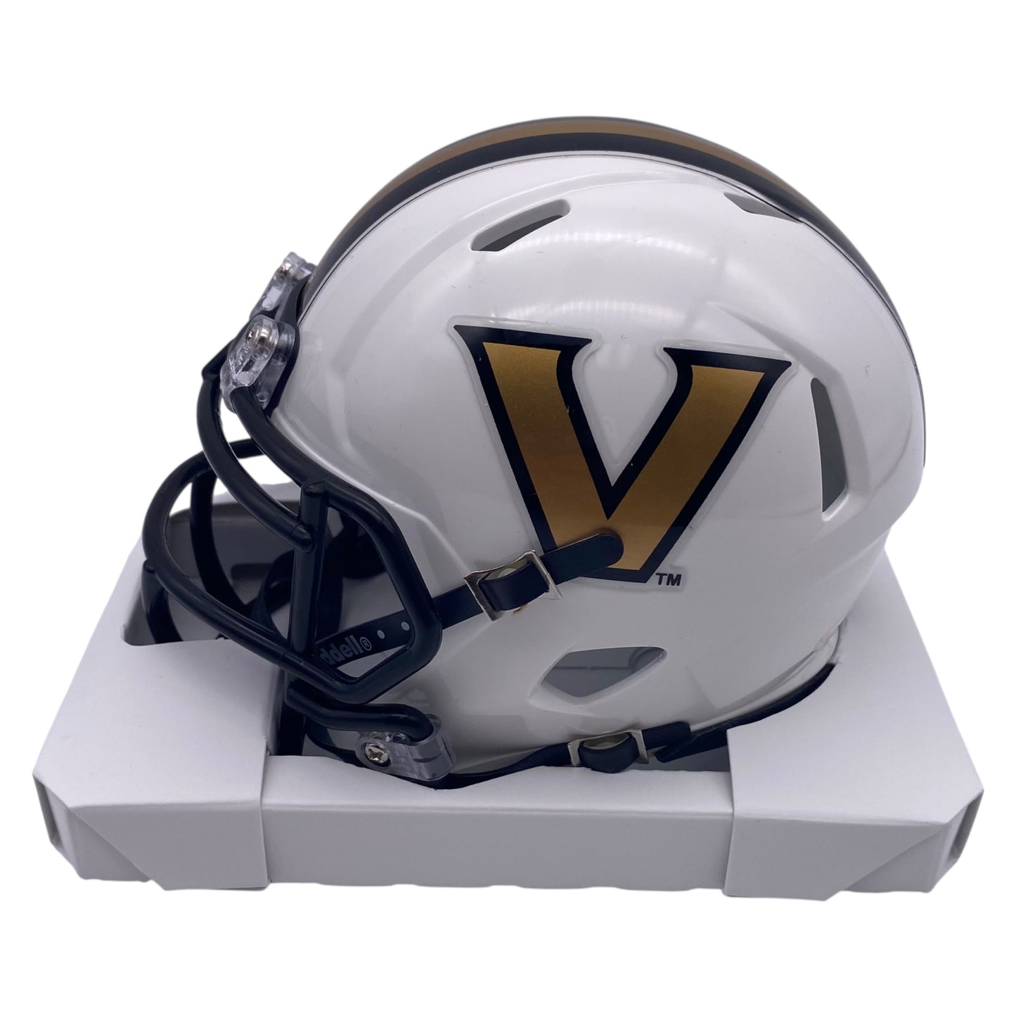 Shelton Quarles Signed Vanderbilt Commodores Mini Speed Football Helmet
