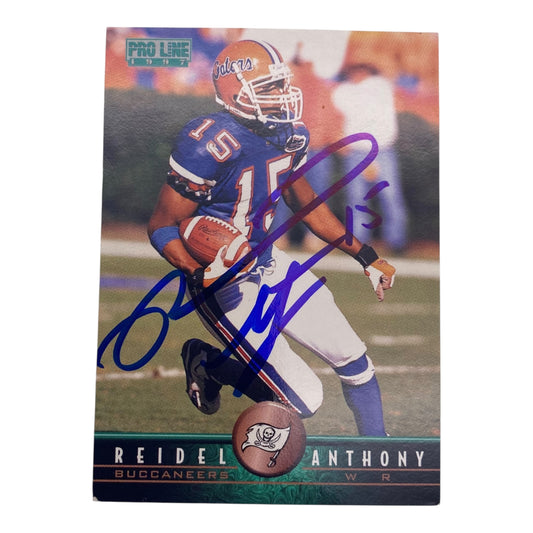 Reidel Anthony Signed Florida Gators Trading Card