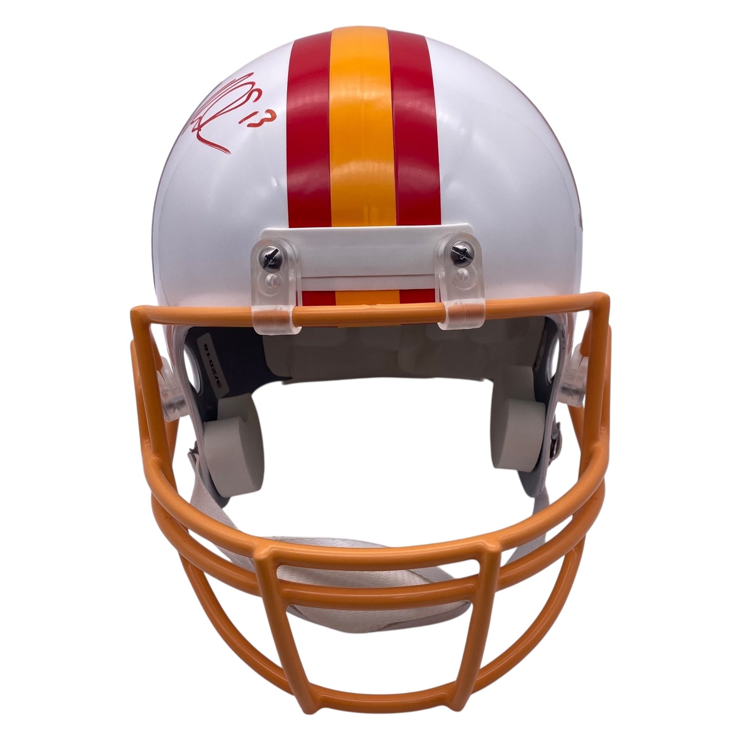 Mike Evans Signed Tampa Bay Buccaneers 50th Anniversary Alternate Full Size Replica Helmet