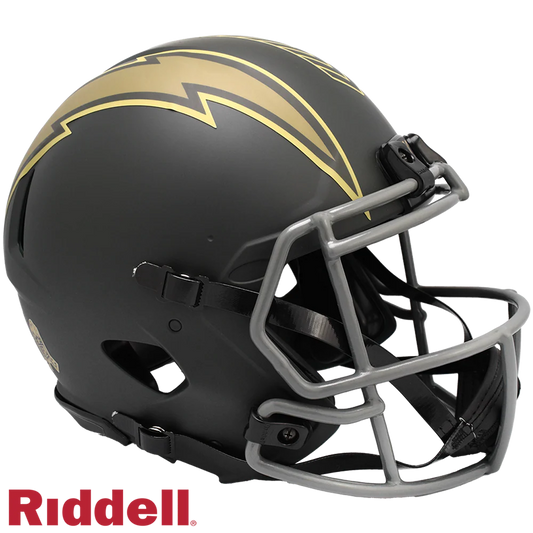 Ladd McConkey Signed Los Angeles Chargers 2025 Salute to Service Alternate Speed Authentic Full Size Football Helmet