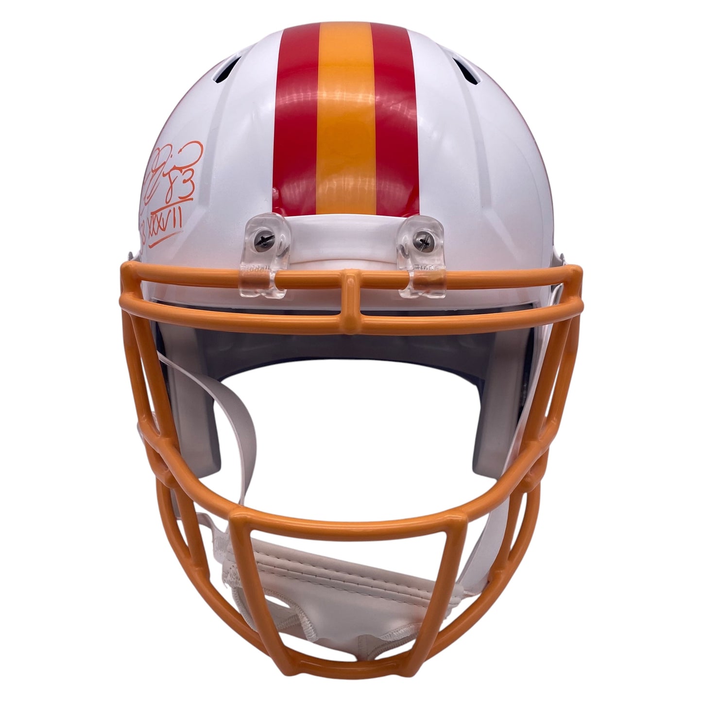 Joe Jurevicius Signed Tampa Bay Buccaneers Throwback Full Size Replica Helmet