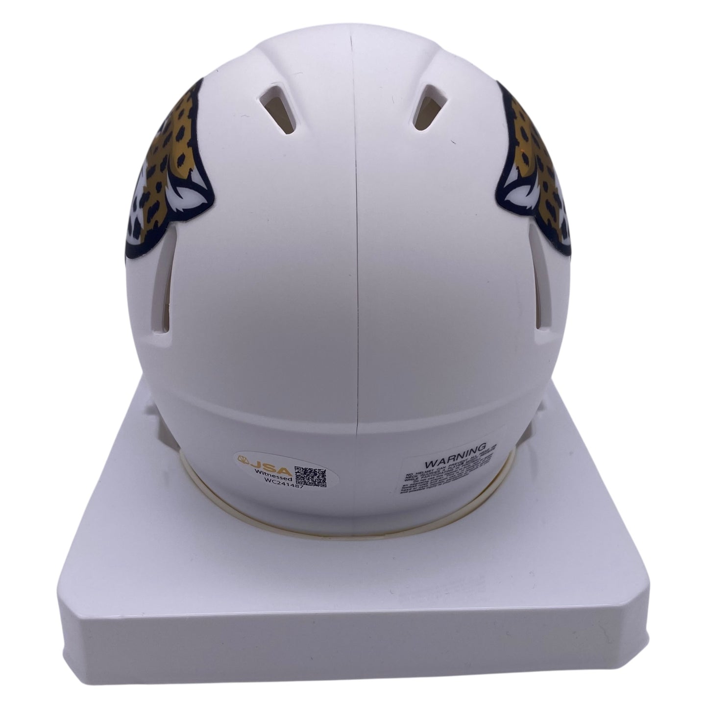 Keenan McCardell Signed Jacksonville Jaguars White Alternate Mini Speed Football Helmet