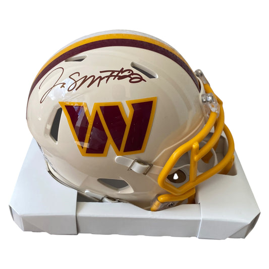 Jacory Croskey-Merritt Signed Washington Commanders Retro Alternate Mini Helmet