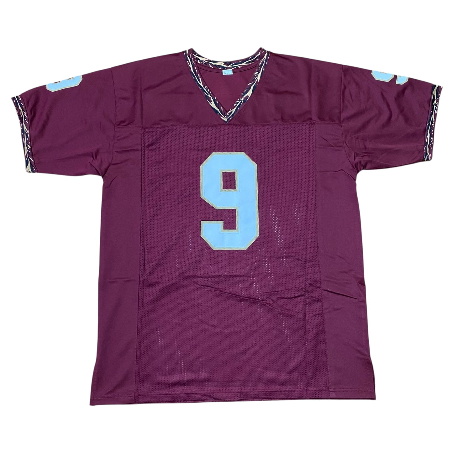 Peter Warrick signed Garnett #9 stitched jersey - Florida State Seminoles WR