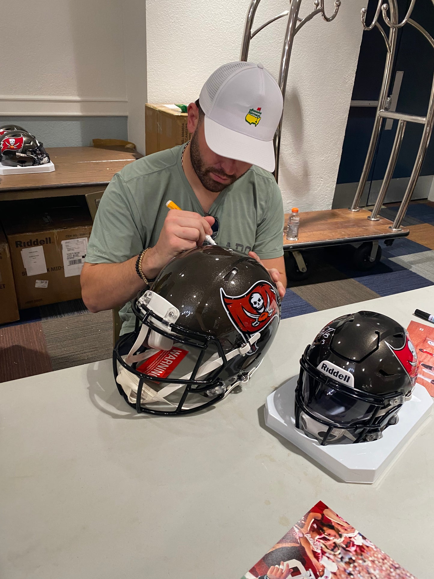 Baker Mayfield Signed Tampa Bay Buccaneers Full Size Authentic Helmet