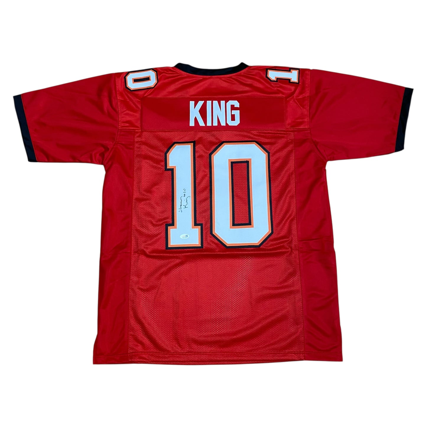 Shaun King Signed Red #10 Stitched Jersey - Tampa Bay Buccaneers QB