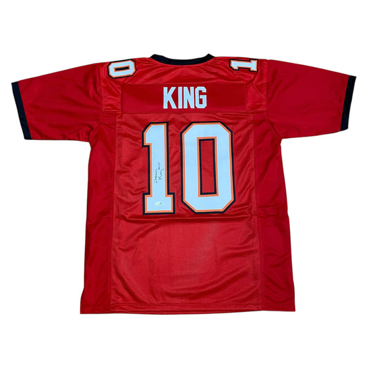Shaun King Signed Red #10 Stitched Jersey - Tampa Bay Buccaneers QB