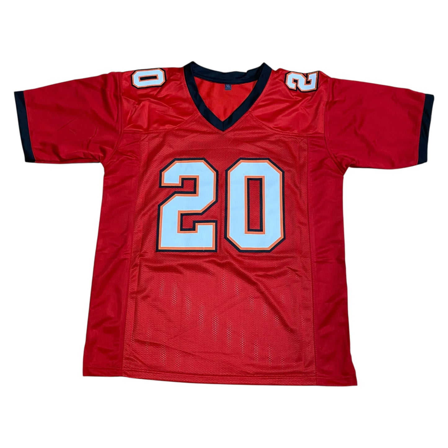 Ronde Barber Signed Red #20 Stitched Jersey - Tampa Bay Buccaneers DB