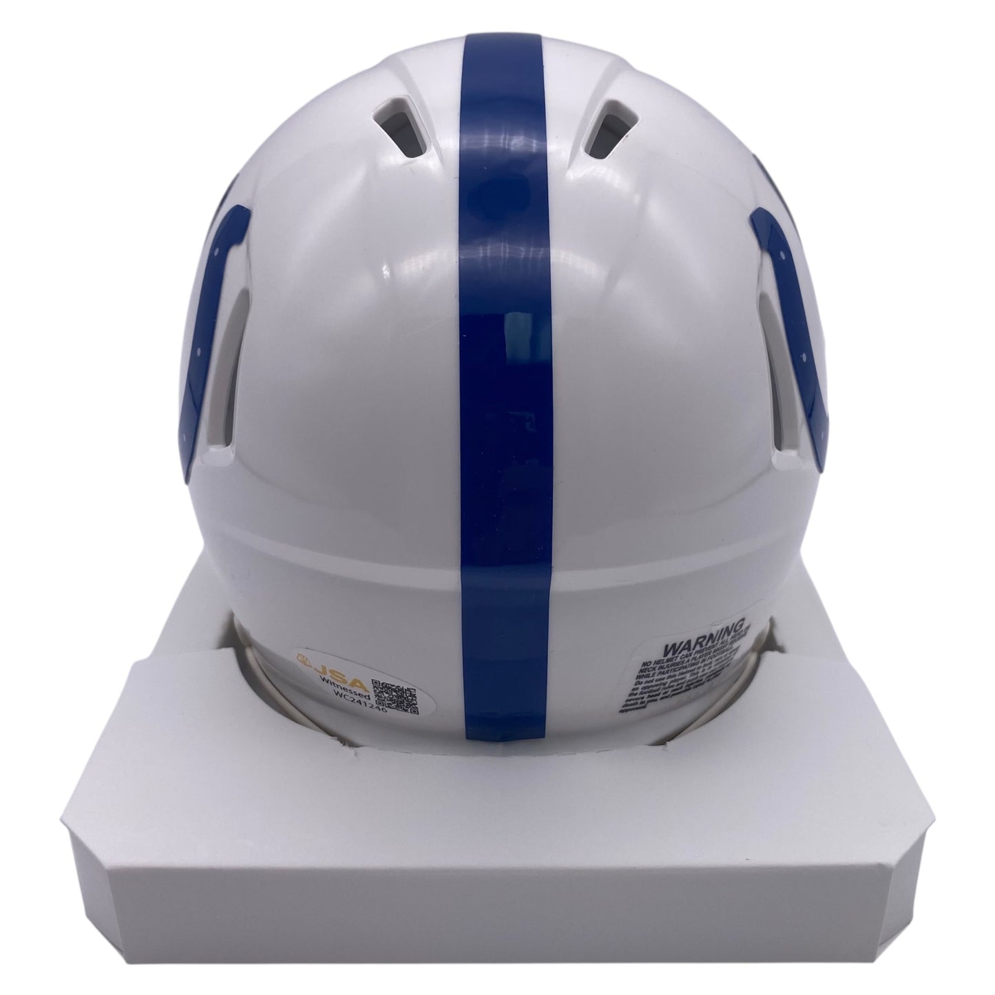 Ken Dilger Signed Indianapolis Colts Mini Speed Football Helmet