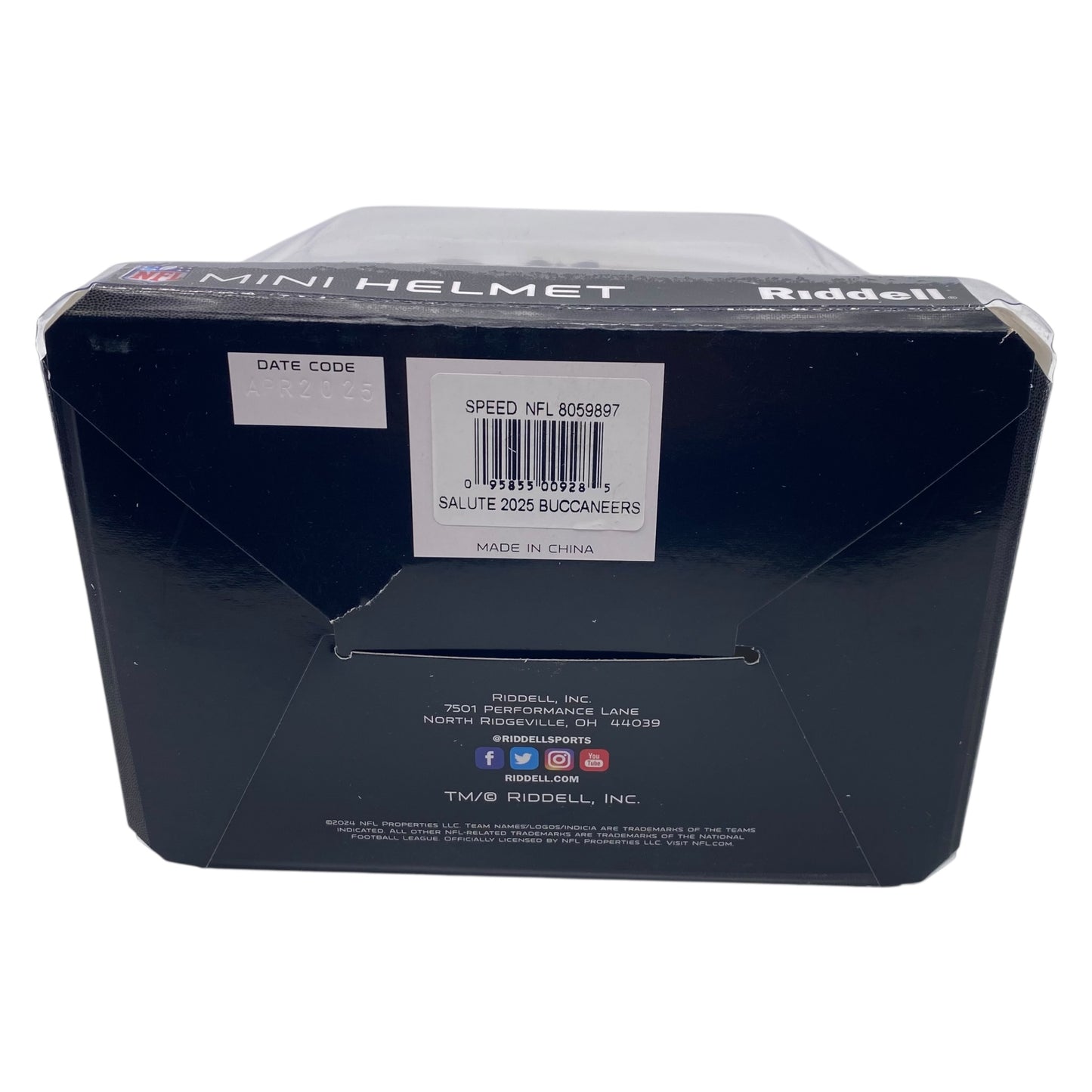 Tez Johnson Signed Tampa Bay Buccaneers 2025 Salute to Service Alternate Mini Helmet