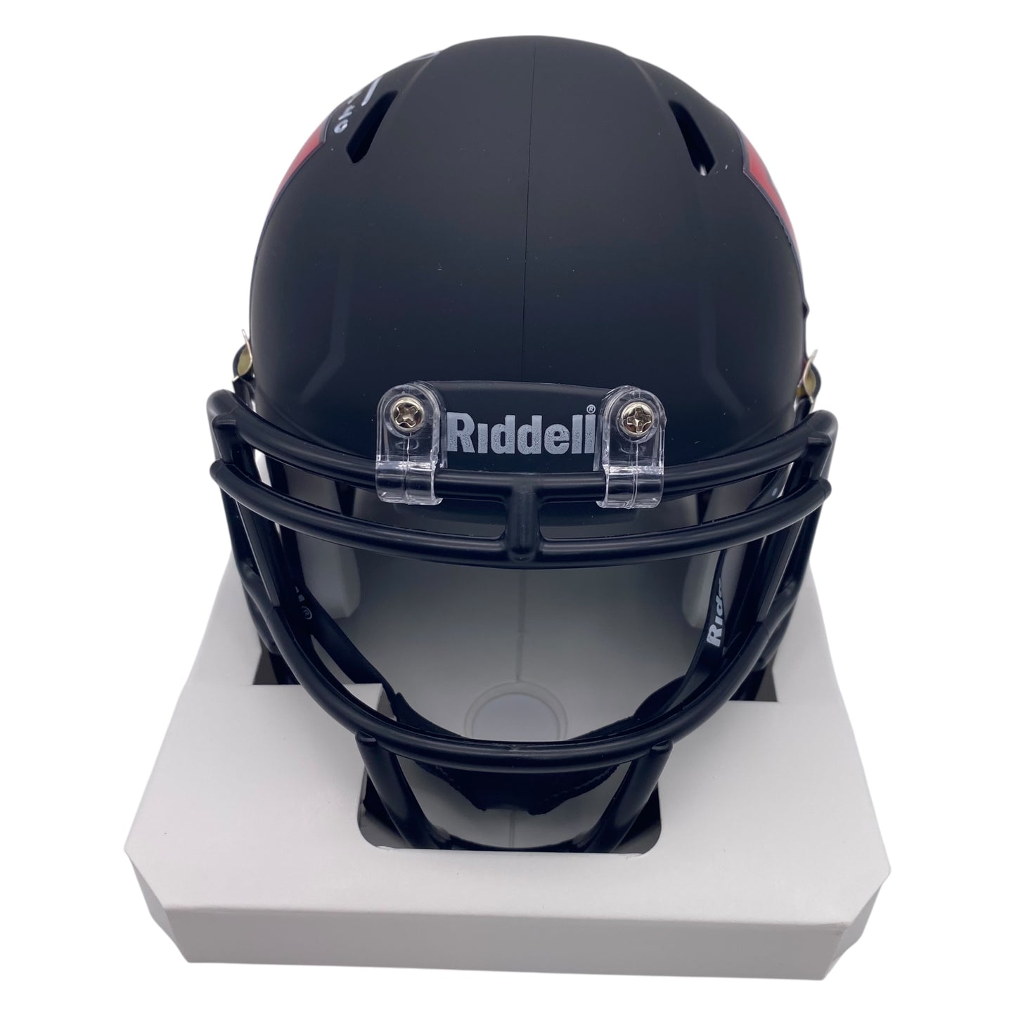 Mike Alstott Signed Tampa Bay Buccaneers 50th Anniversary Alternate Speed Mini Helmet