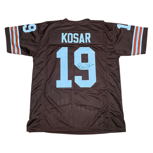 Bernie Kosar signed Brown #19 Stitched Jersey - Cleveland Browns QB