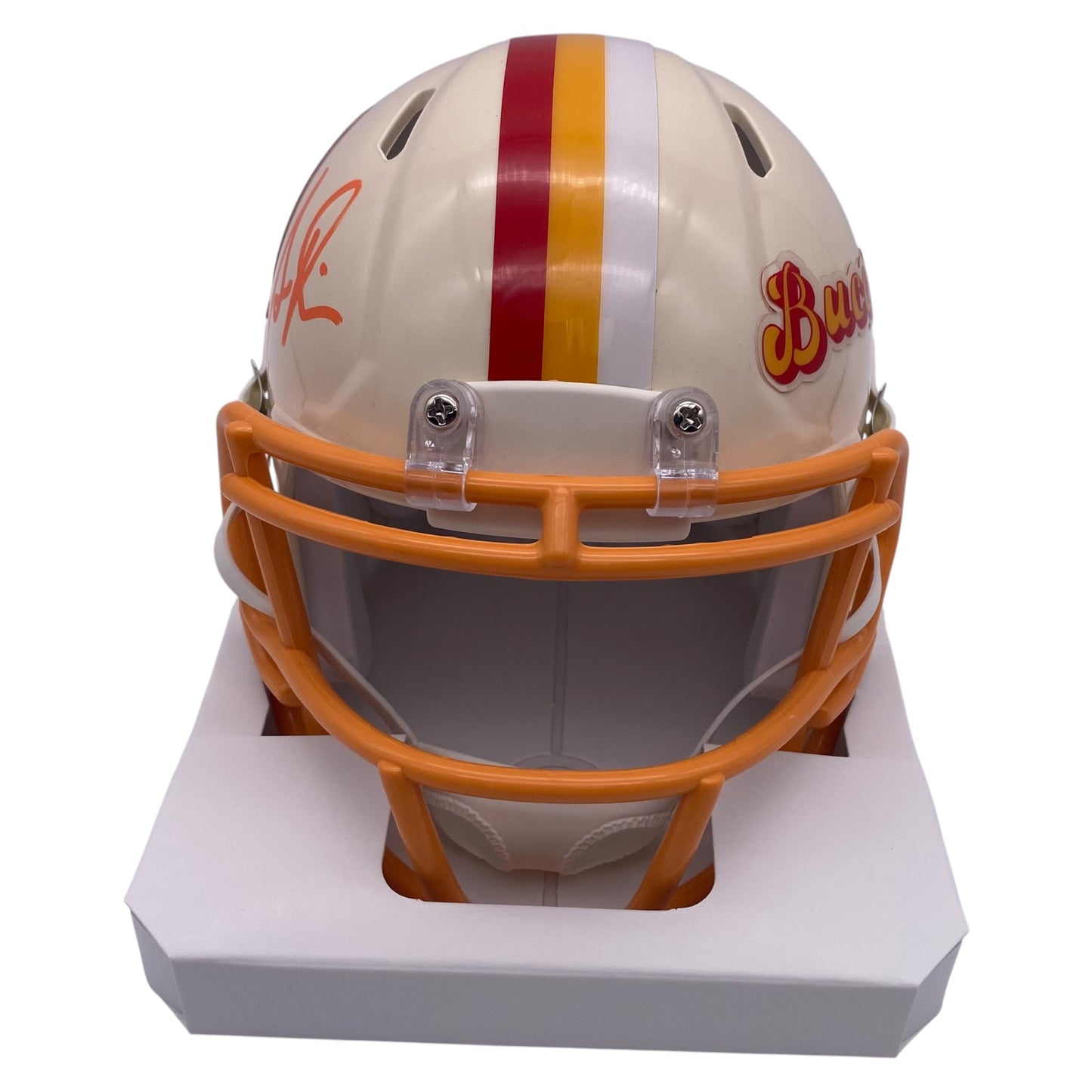 Simeon Rice Signed Tampa Bay Buccaneers Retro Alternate Speed Mini Helmet