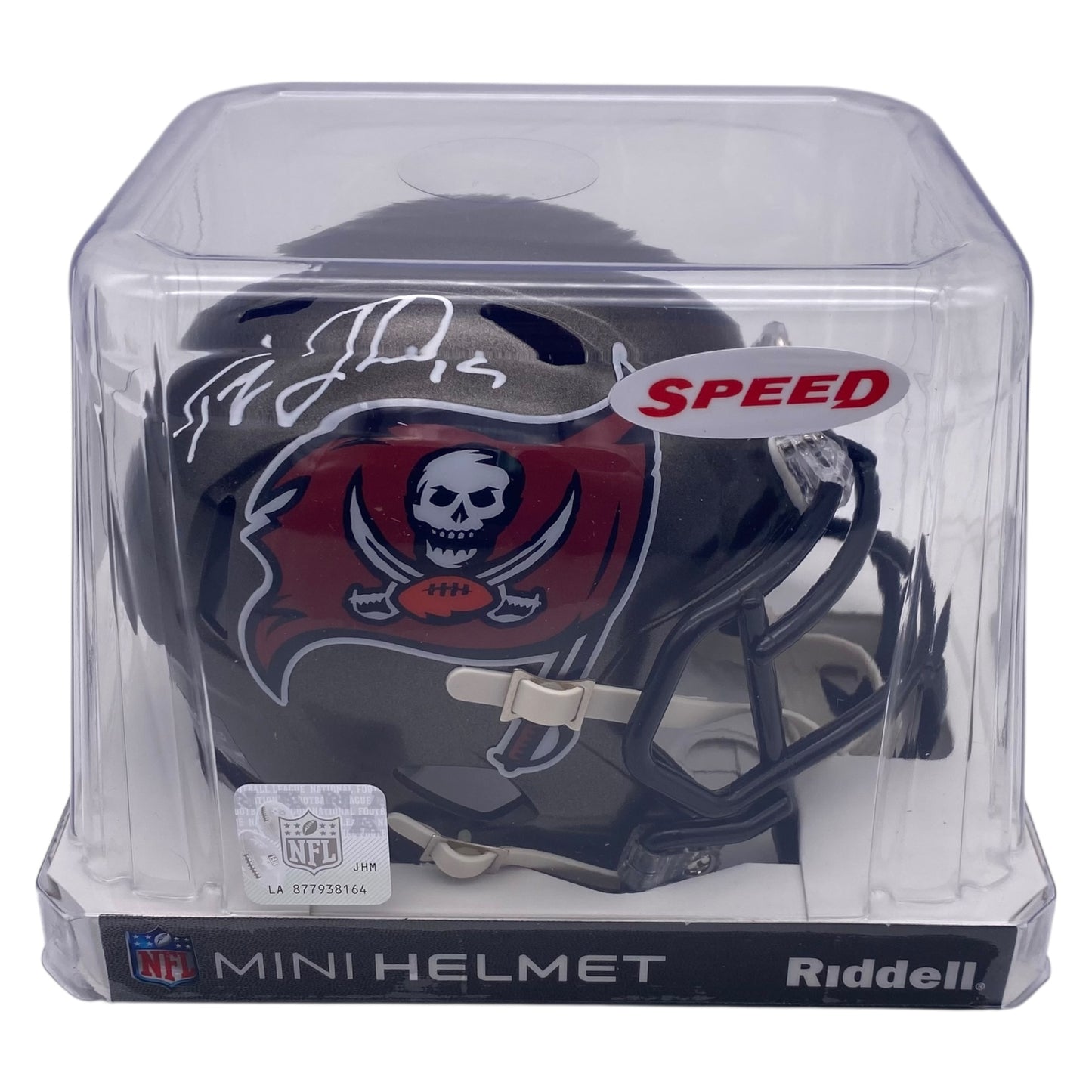 Tez Johnson Signed Tampa Bay Buccaneers Mini Helmet