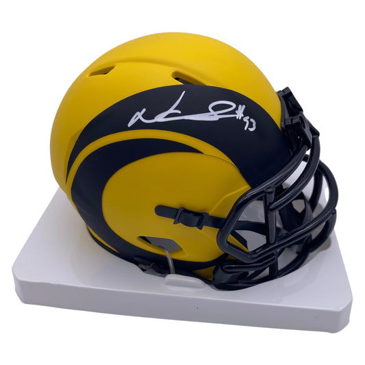 Ndamukong Suh Signed Los Angeles Rams Rave Alternate Speed Mini Helmet