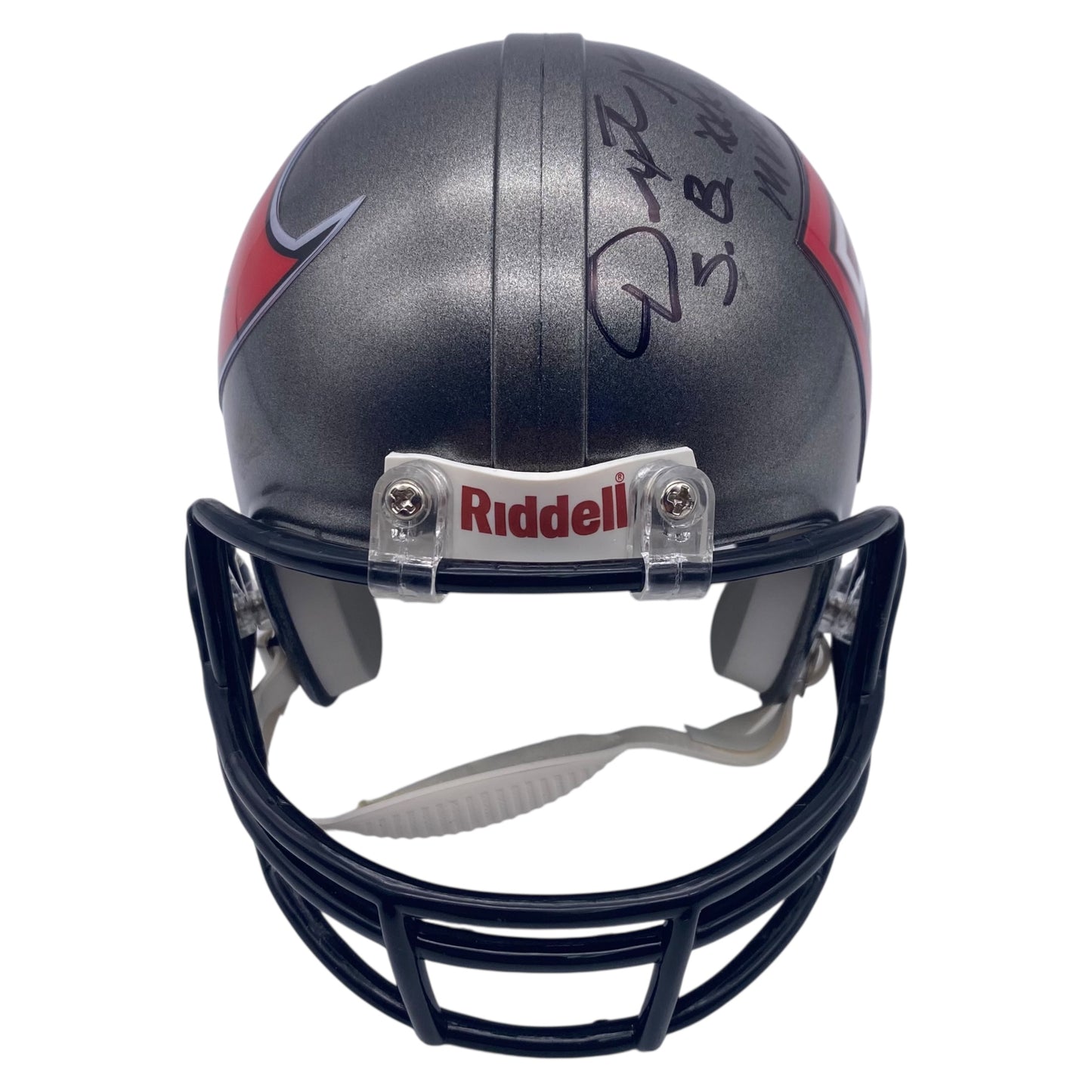 Dexter Jackson Signed Tampa Bay Buccaneers 50th Anniversary Mini Helmet