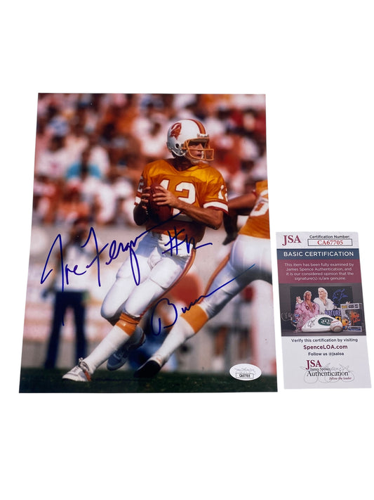 Joe Ferguson Signed Tampa Bay Buccaneers 8x10 Photo