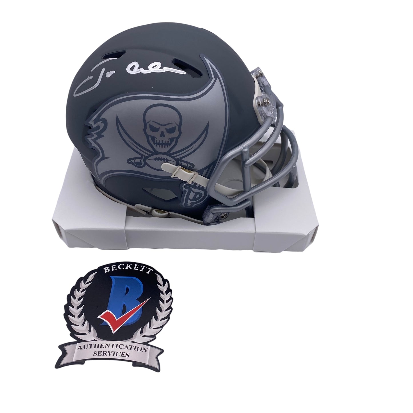 Coach Jon Gruden Signed Tampa Bay Buccaneers Slate Mini Helmet