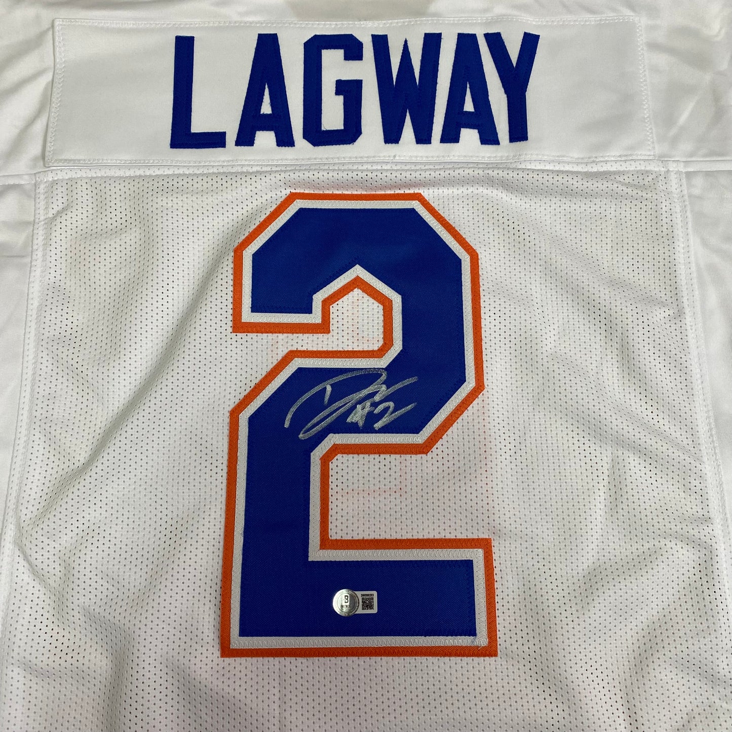 DJ Lagway Signed #2 Stitched Jersey Florida Gators Style White