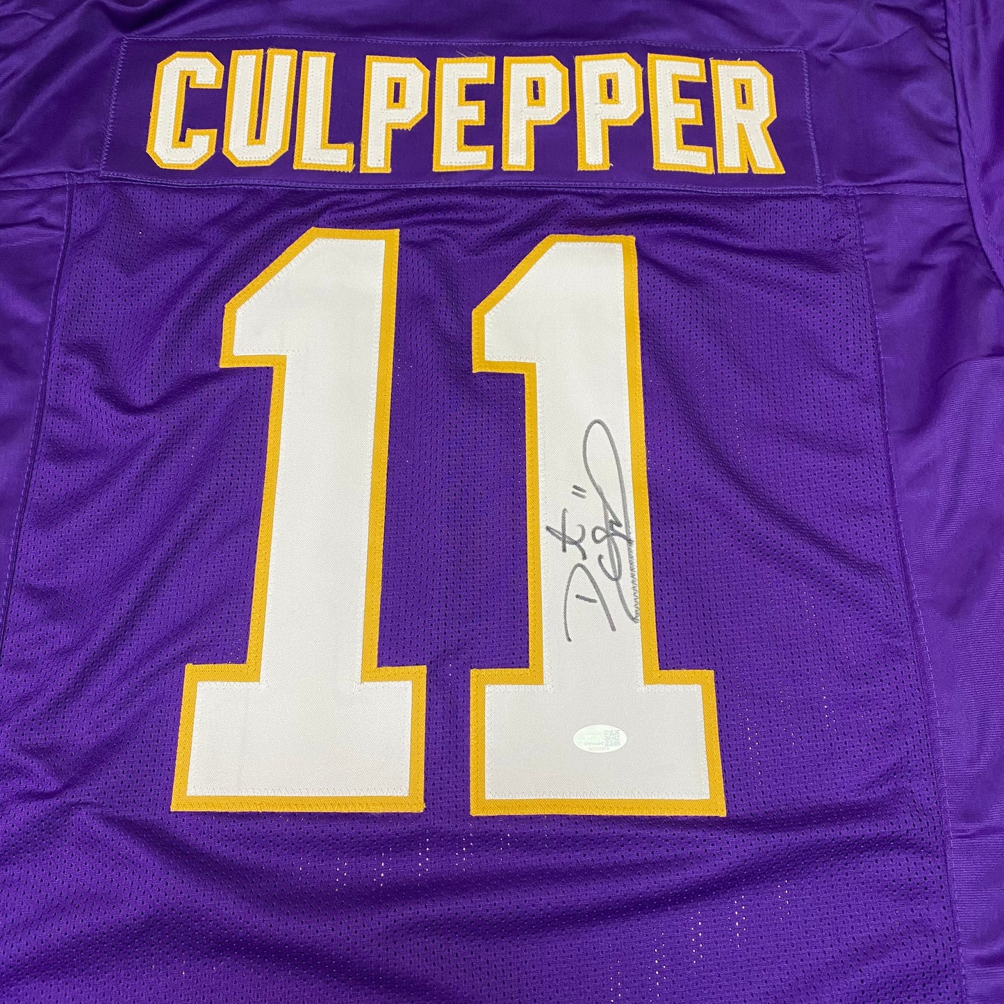 Daunte Culpepper signed Purple #11 stitched jersey - Minnesota Vikings QB