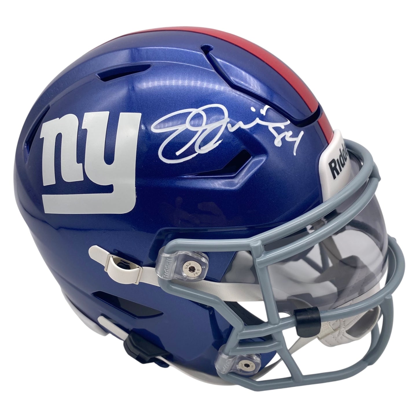 Joe Jurevicius Signed New York Giants SpeedFlex MIDI Mid-Size Football Helmet