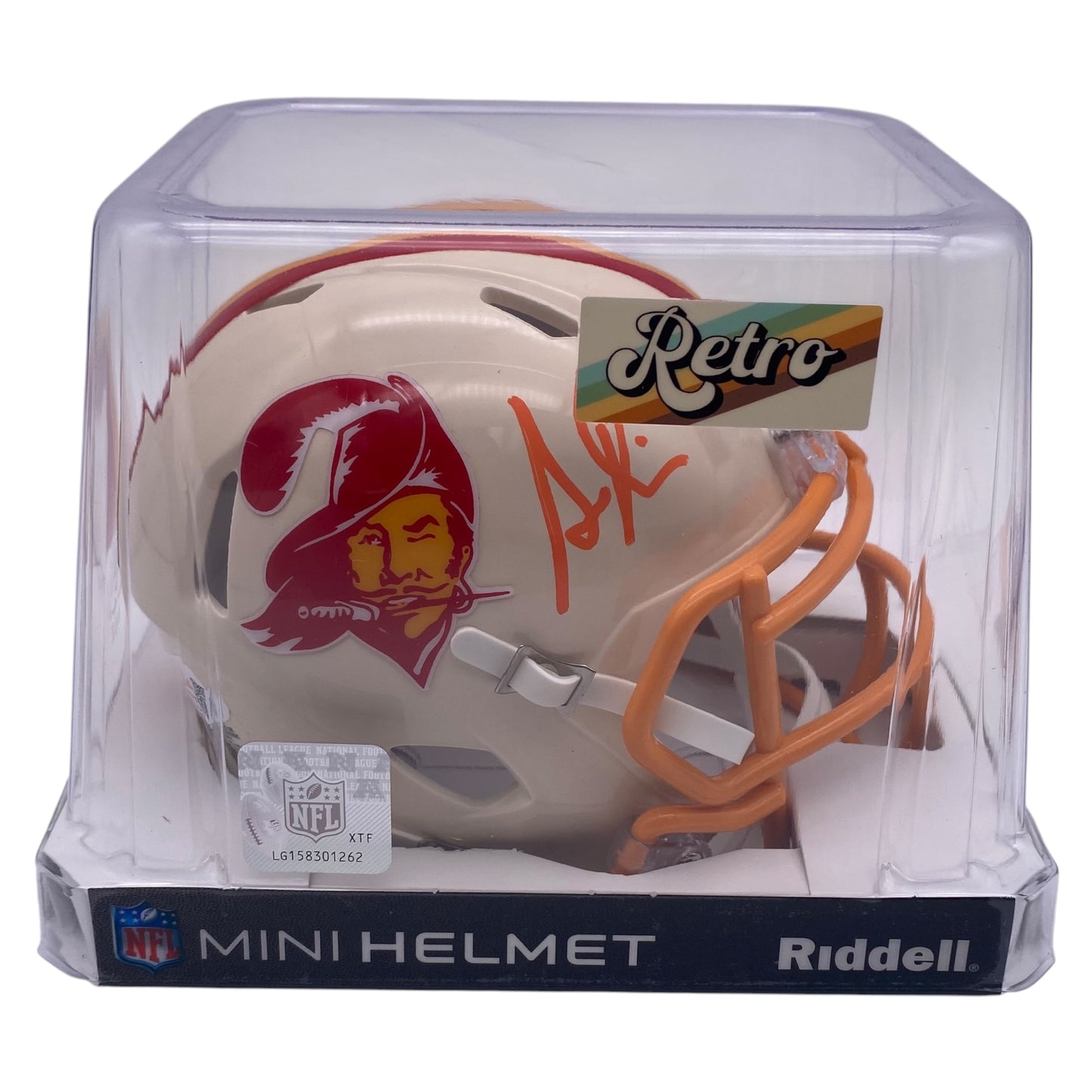Simeon Rice Signed Tampa Bay Buccaneers Retro Alternate Speed Mini Helmet