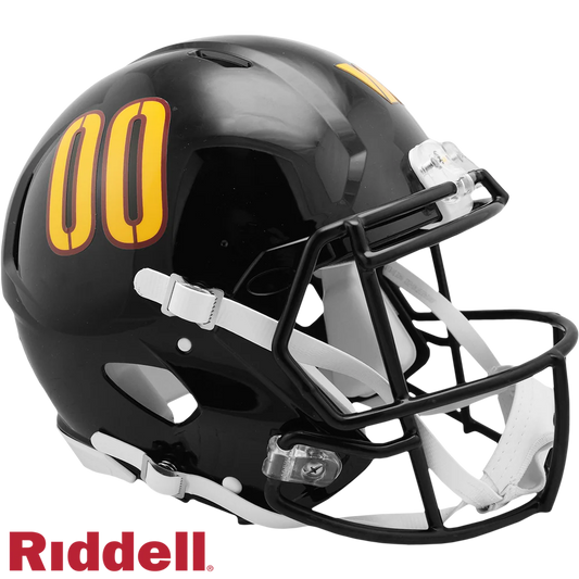 Jacory Croskey-Merritt Signed Washington Commanders Black Alternate Speed Authentic Helmet