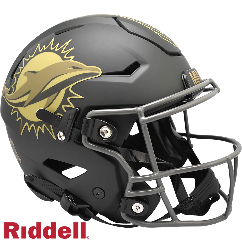 Brian Hartline Signed Miami Dolphins Alternate SpeedFlex Full Size Helmet