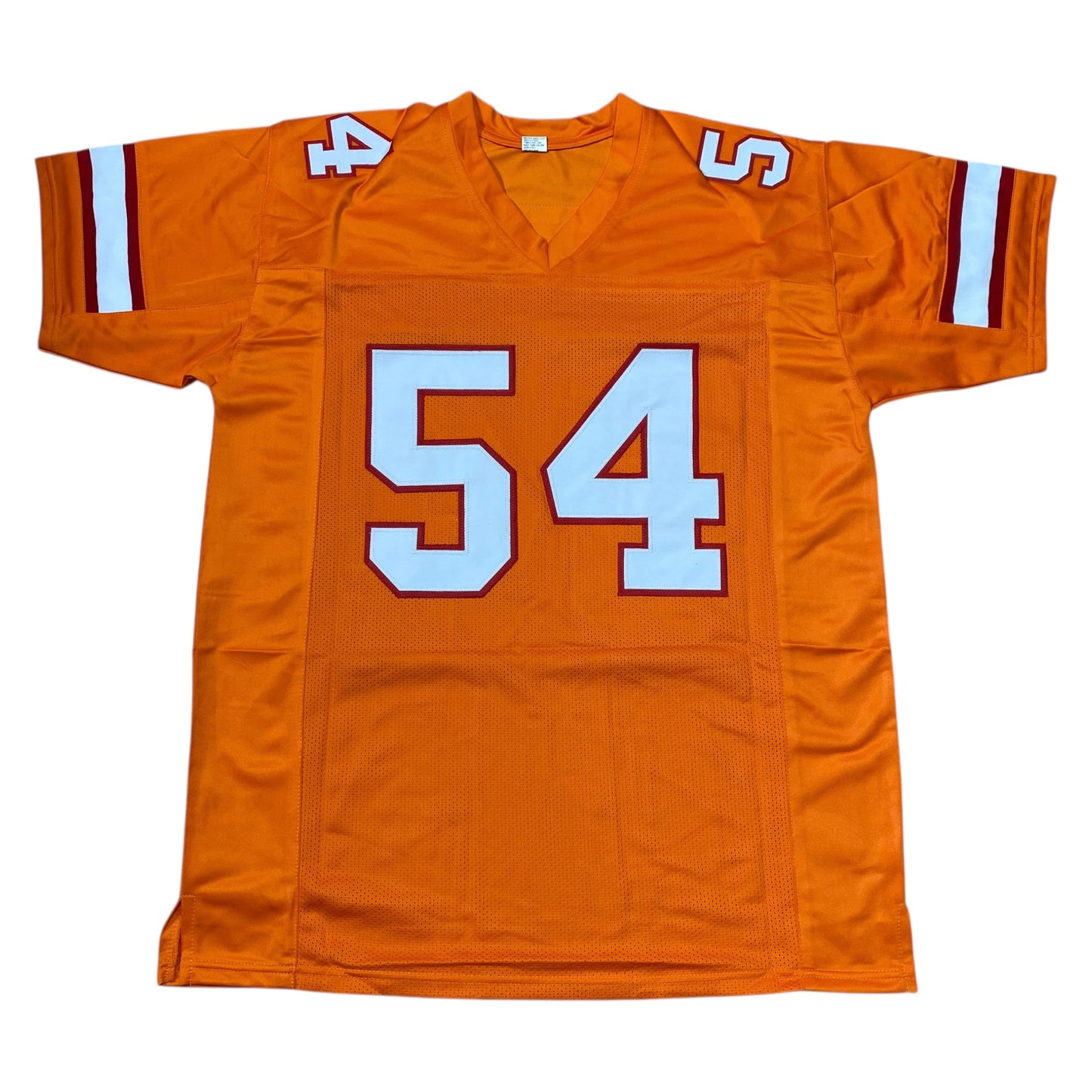 Lavonte David Signed #54 Stitched Jersey Tampa Bay Bucs Style Orange