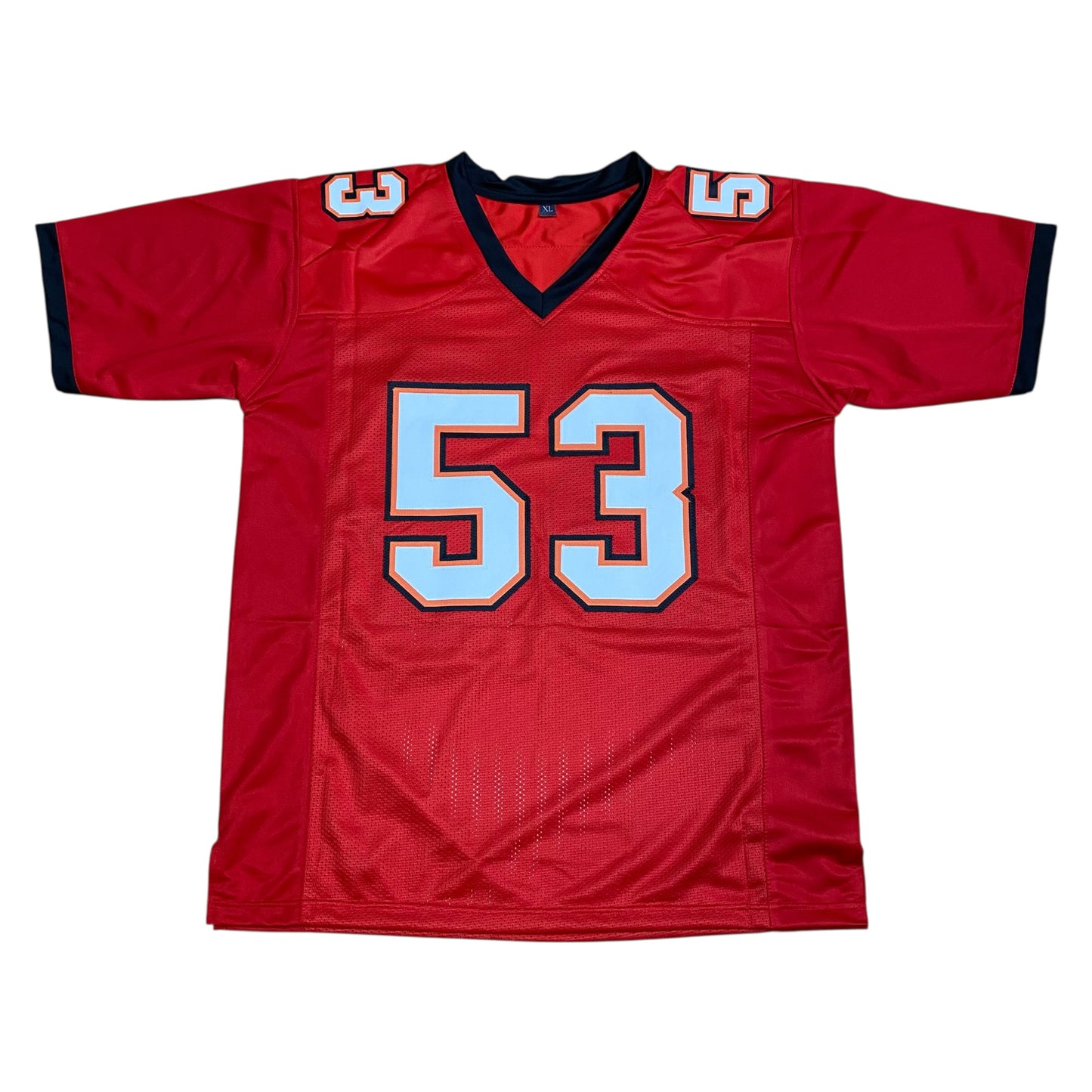 Shelton Quarles Signed Red #53 Stitched Jersey - Tampa Bay Buccaneers LB