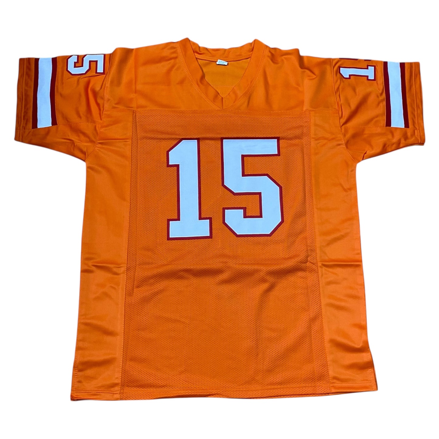 Jalen McMillan Signed #15 Stitched Jersey Tampa Bay Bucs Style Orange