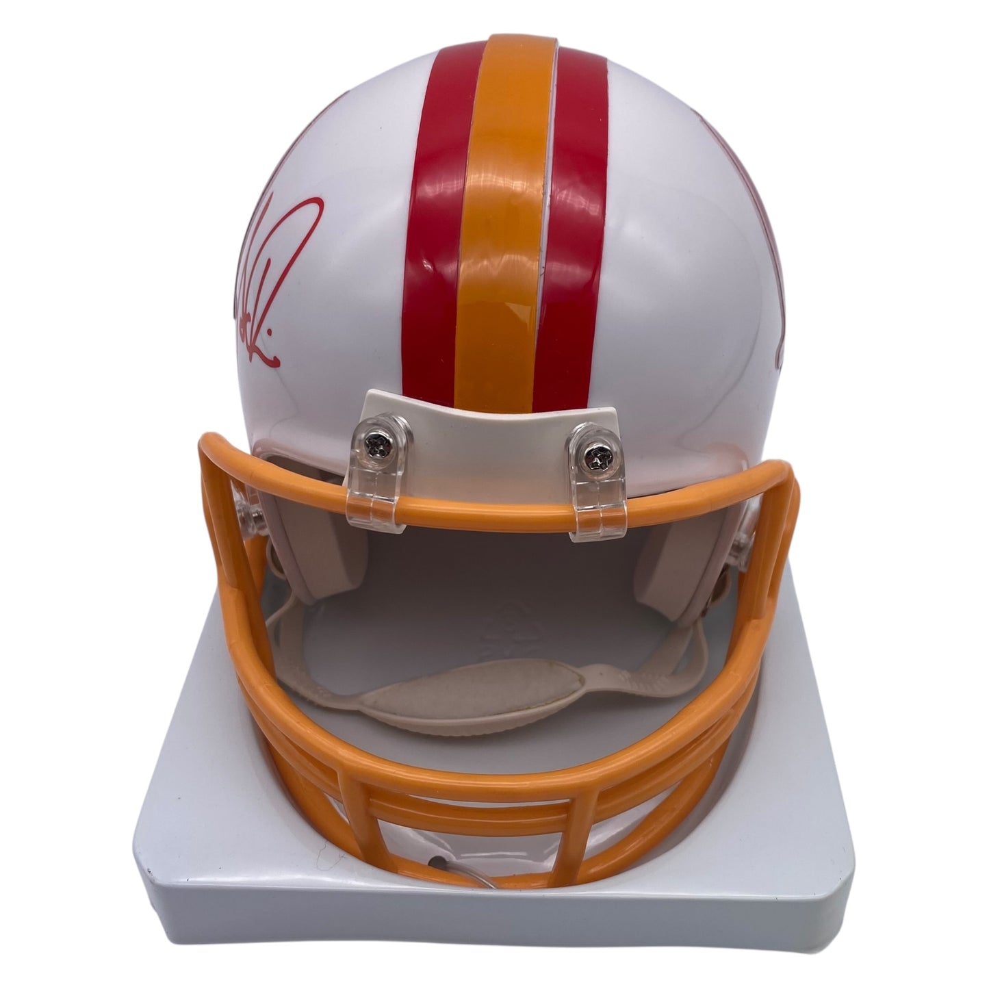 Simeon Rice Signed Tampa Bay Buccaneers Throwback Mini Helmet