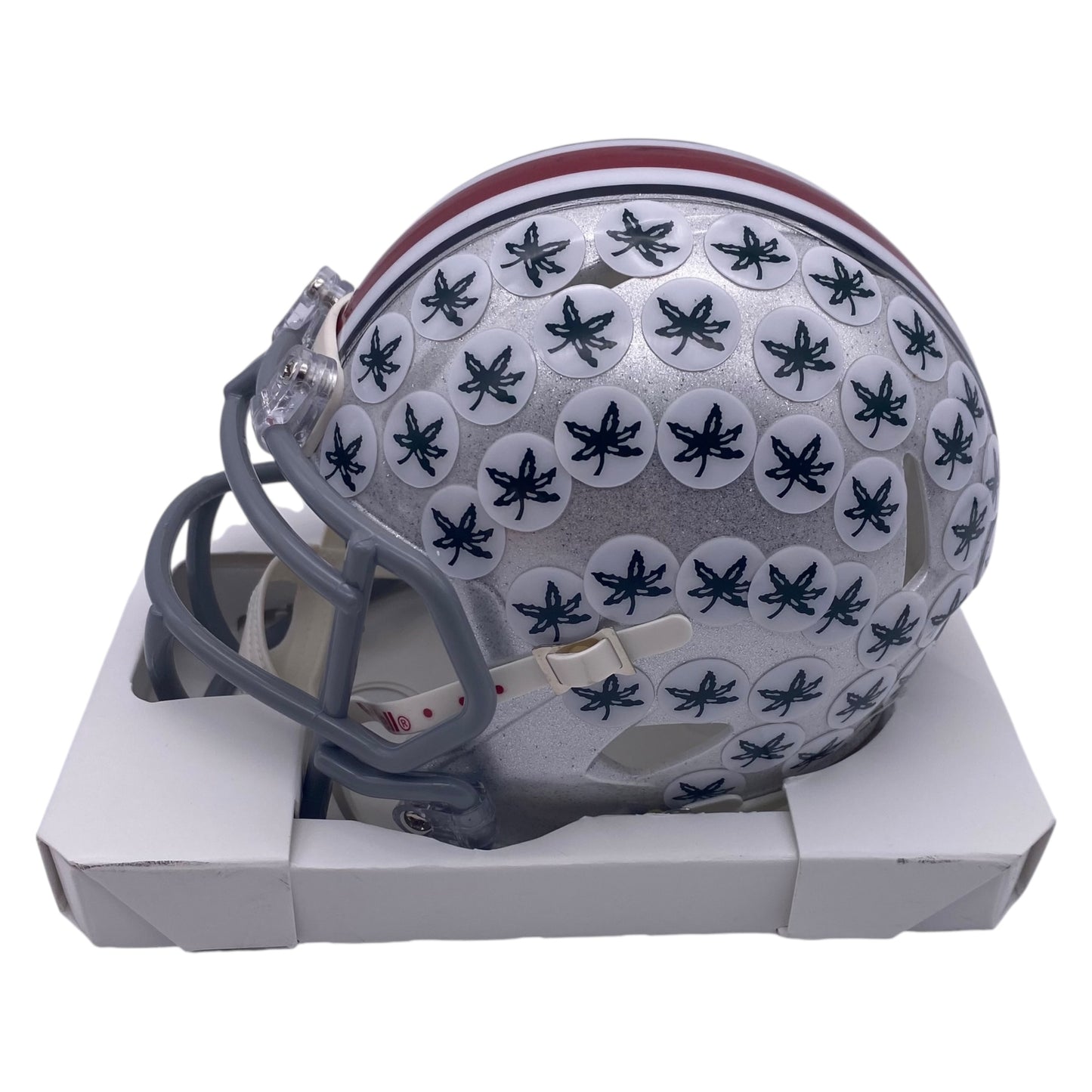 Emeka Egbuka Signed Ohio State Buckeyes 2024 Nationals Champions Alternate Speed Mini Helmet