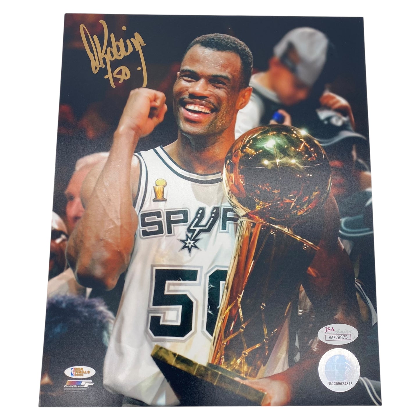David Robinson Signed San Antonio Spurs 8x10 Photo