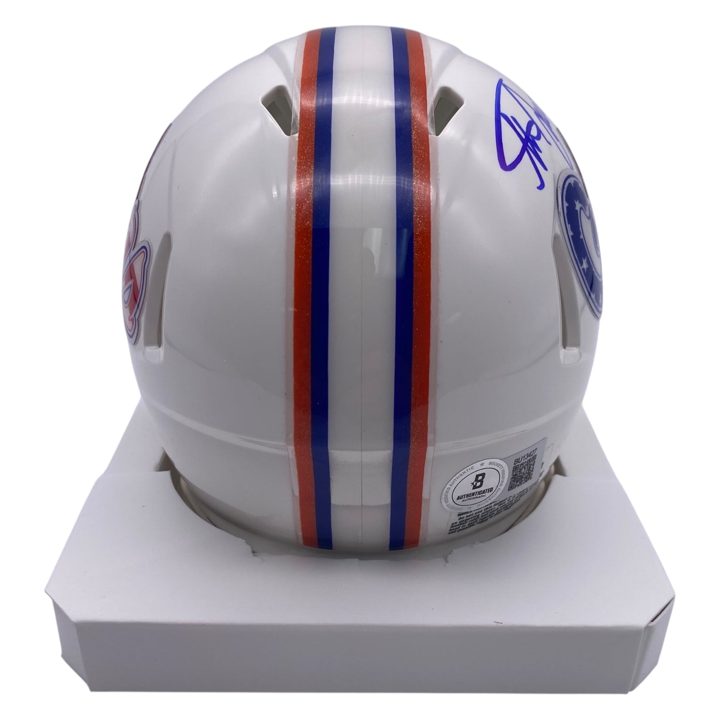 Steve Spurrier Signed Florida Gators Mini Speed Football Helmet